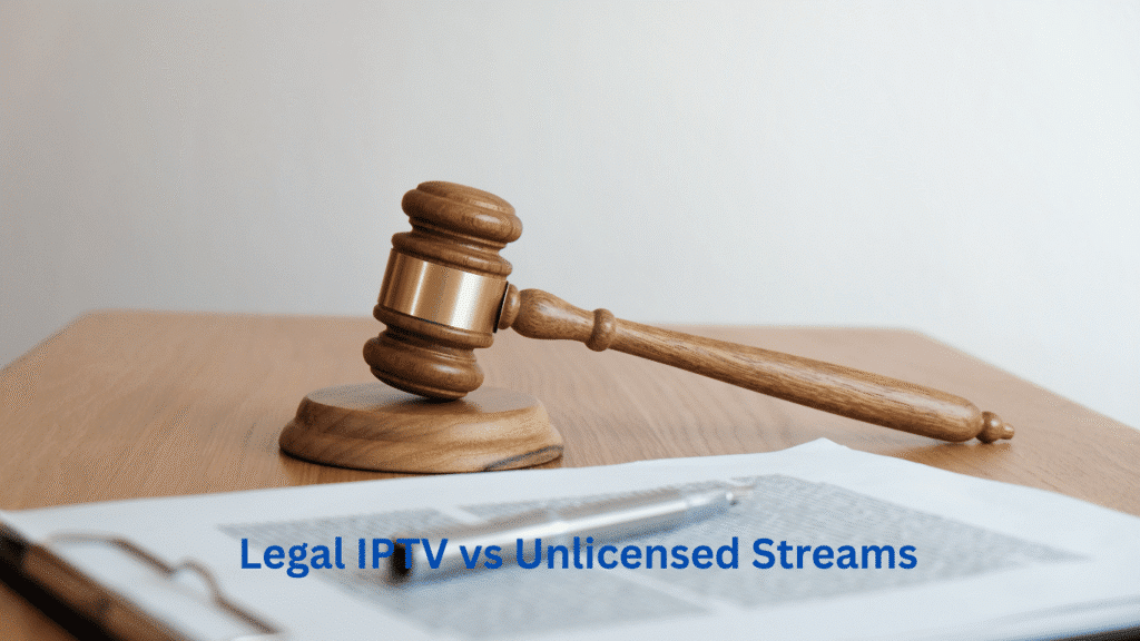 legal iptv vs unlicensed streams